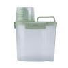 plplaaoo Pet Food Storage Container with Lid and Measuring Cup view 4