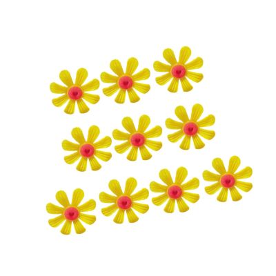 Avejjbaey Hummingbird Feeder Replacement Flowers, 10-Pack, 8-Petal Openings