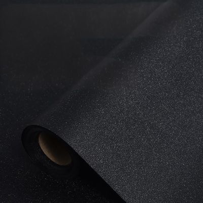 Matte Black Static-Cling Aquarium Background, Opaque PVC, No Adhesive, Reusable, 40 x 300 cm