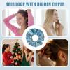 Hair Ties with Hidden Zipper Pouch view 4