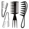 4-Piece Hair Comb Set for Volume, Gentle Detangling, and Salon Styling view 1