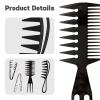 4-Piece Hair Comb Set for Volume, Gentle Detangling, and Salon Styling view 3