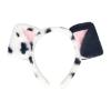 Plush Dalmatian Ears Headband for Adults, Soft Spotted Puppy Costume Accessory view 1