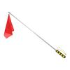 Folpus Equestrian Training Flag with Retractable Pole, Yellow Handle view 1
