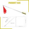 Folpus Equestrian Training Flag with Retractable Pole, Yellow Handle view 2