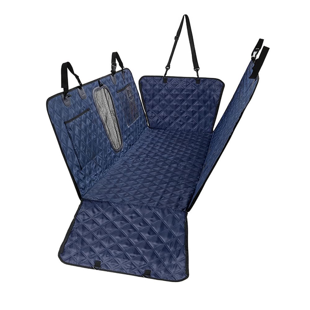 uHLANQC Dog Car Rear Seat Cover for Lincoln Corsair 2022–2025, Blue