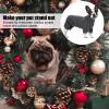 Plush Turtleneck Sweater for Dogs & Cats, Stretchy Winter Outfit, Size L view 2