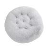 Mateju Round Plush Dog Bed, Light Gray, 50 cm view 1