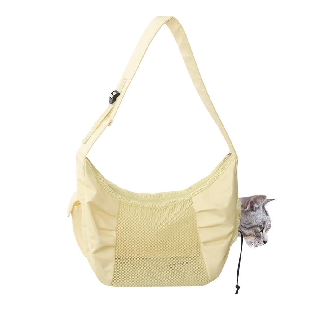 Soft Cat Carrier Shoulder Bag, Handbag, Portable, Zipper