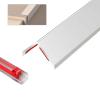 Self-Adhesive Aluminum Corner Trim for Doors, Windows & Walls, Beige, 2.5 × 140 cm view 1