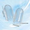 10 Big Toe Protectors, Soft Silicone Toe Caps, Transparent view 2