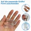 10 Big Toe Protectors, Soft Silicone Toe Caps, Transparent view 4