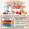Misskandy Cotton Candy Sugar, 4 x 160 g, Raspberry/Vanilla/Candy Apple/Orange, Flavored Sugar + 20 Sticks (Free) view 2