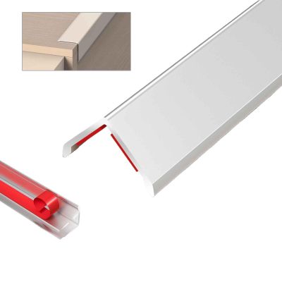 Self-Adhesive Aluminum Corner Trim, Beige, 3.6 x 140 cm