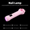 Brrnoo Portable Gel Nail Lamp with LED Display, 395/405 nm view 4