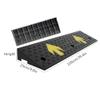 Heavy-Duty Rubber Threshold Ramp, 2,000 kg Capacity, 8 cm High, Black view 4