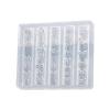 Reusable Soft Silicone Nail Mold Sets with Embossed Designs view 1