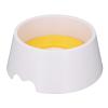Slow-Feed Pet Water Bowl, Splash-Proof, Elevated, Non-Slip, Silicone, Bright Yellow view 1