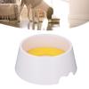 Slow-Feed Pet Water Bowl, Splash-Proof, Elevated, Non-Slip, Silicone, Bright Yellow view 2