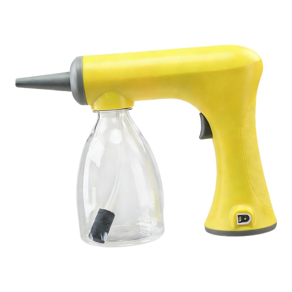 harayaa Electric Foam Maker, Multifunctional Professional Hair Styling Tool, Portable, Sturdy Gift, Yellow