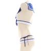 Generic Women's Sailor Lingerie Pajama Set with Three Openings and Bow Details (White, One Size) view 4