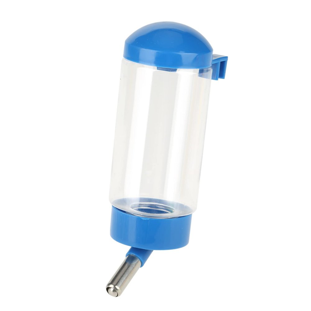 Pet Water Bottle, Leak-Proof, Automatic for Rabbits, Dogs, Cats, 400ml, Blue