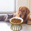 Elevated Cat Food Stand with Ceramic Bowl view 4
