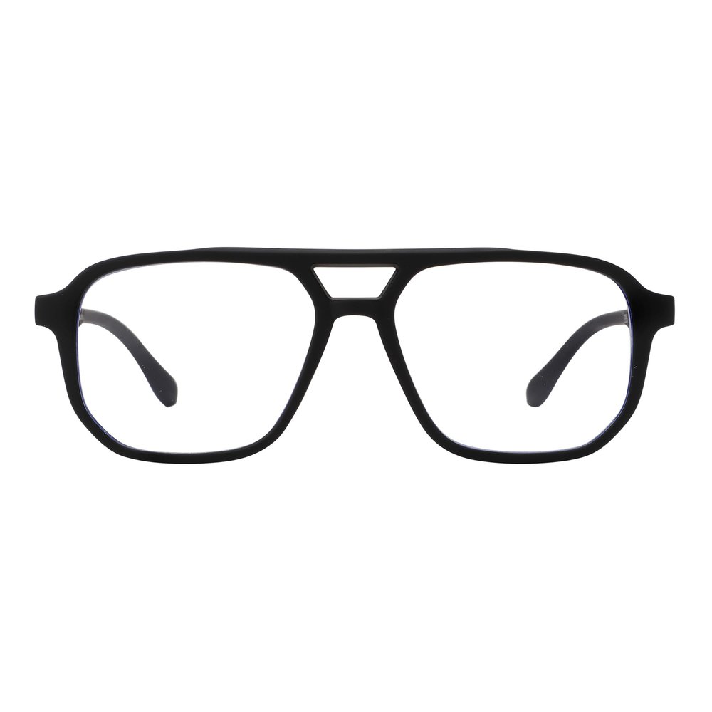 JOOX Square Pilot Reading Glasses with Spring Hinges, Blue-Light Filtering