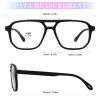JOOX Square Pilot Reading Glasses with Spring Hinges, Blue-Light Filtering view 2