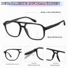 JOOX Square Pilot Reading Glasses with Spring Hinges, Blue-Light Filtering view 3