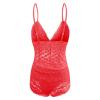 Women’s Sexy 2-Piece Pajama Set, Soft Cami Top and PJ Shorts, V-Neck Sleepwear, RD1 XXL view 4