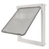 OVAQUIXI Indoor/Outdoor Cat Door, Weather-Resistant 2-Way Plastic Dog Door, Large view 1