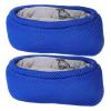 Crutch Underarm Pads, 1 Pair, Blue, Cotton and Foam view 1
