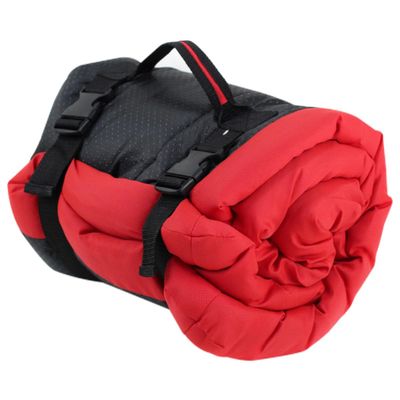 ibasenice Foldable Pet Mat, Red, Breathable, Easy to Clean, Portable Dog Cushion for Outdoor Use and Travel