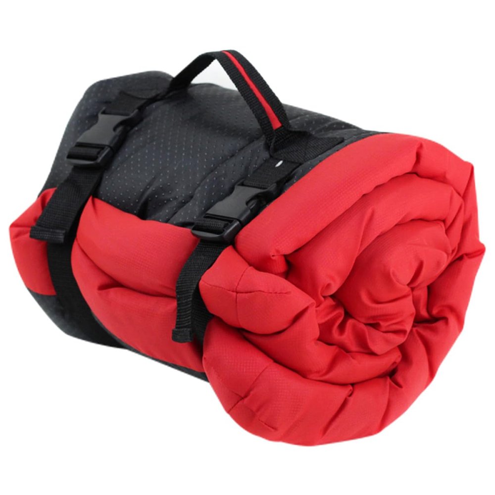 ibasenice Foldable Pet Mat, Red, Breathable, Easy to Clean, Portable Dog Cushion for Outdoor Use and Travel