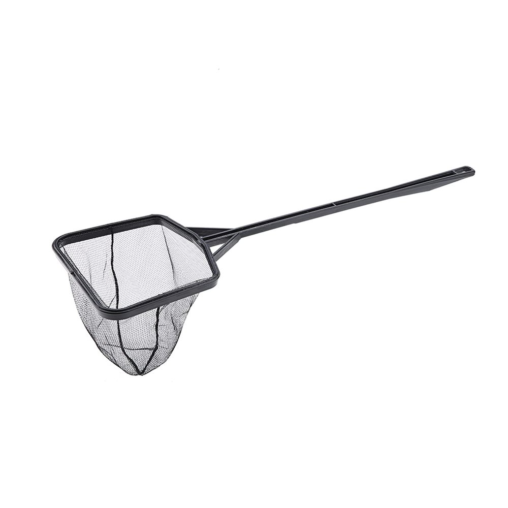 Naroote Aquarium Fish Net, Lightweight Nylon, Holds up to 500 g, 100% Brand New, ABS, Black, 55.9 cm Overall Length, for Catch and Release (L 7.9 in)