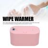 Portable USB Wipe Warmer, Fast Even Heating, Pink Temperature Setting view 2
