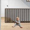 Safety Net 95 x 360 cm, No Drilling, Adjustable Stair and Balcony Railing Net, Black view 1