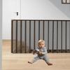 Safety Net 115 x 490 cm, No Drilling, Adjustable Stair and Balcony Railing Net, Black view 1
