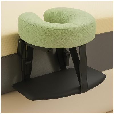 LZTET Mattress Massage Cushion Set with Adjustable Memory Foam Face Cradle, Green