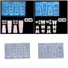 2 Clear Silicone Bowknot Molds for Nail Art, Jewelry and Decoration view 2
