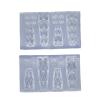 2 Clear Silicone Bowknot Molds for Nail Art, Jewelry and Decoration view 4