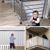 Stair Safety Net 109 x 340 cm, No-Drill, Adjustable, for Dogs and Cats view 2