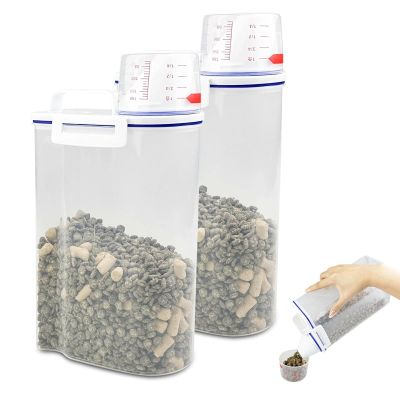 Chiluxendo Airtight Pet Food Storage Container with Measuring Cup