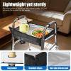 Rollator Tray with Cup Holder, Foldable Oxford Fabric view 4
