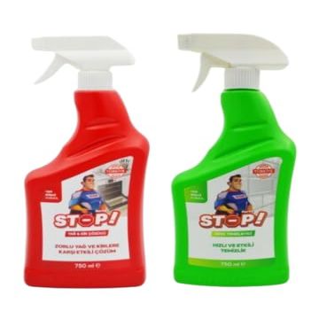 STOP Forte Grease, Dirt & Limescale Remover, 2-Piece Set