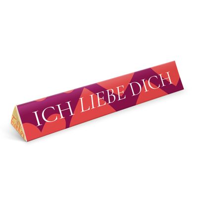 Toblerone Love-Themed Gift with Romantic Heart Design