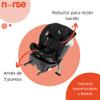 Nurse Titane i-Size Car Seat, 40–150 cm, 360° Rotating, ISOFIX, Black view 4