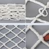 White Safety Net 9 x 10 m (30 x 33 ft) for Pets, Durable Climbing Rope Net (0.6 cm Diameter), Ideal for Railings, Staircases, Playgrounds, Terraces, and Indoor Balconies view 3