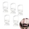 5-Piece Transparent Beard Shaping and Styling Tool Set for Men | Beard Comb view 2